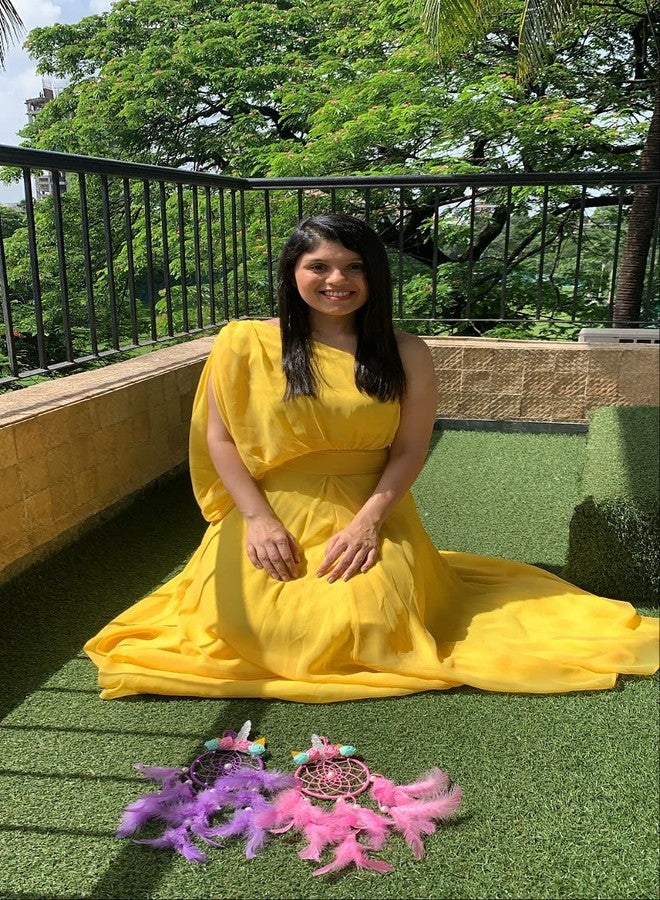 Rooh Dream Catcher~ Unicorn Love ~Handmade hangings Used for Wall Hanging, Decor, Balcony, Decor, Gift, Car, Wind Chimes, Room (Pink - Unicorn) - Image 4